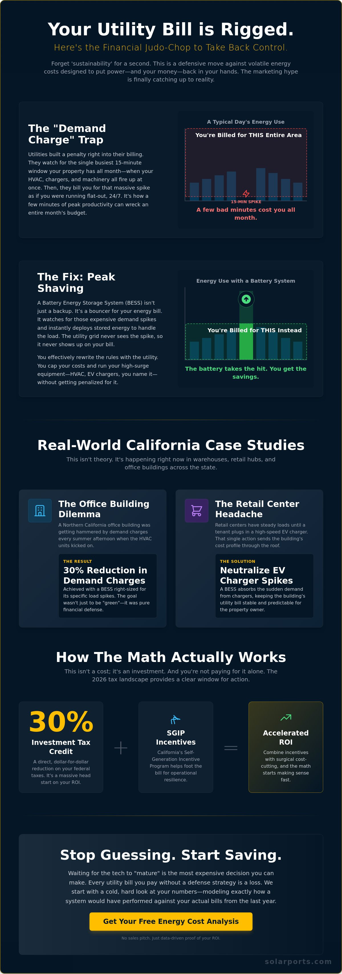 Commercial Battery Storage Case Studies: Real ROI for California Businesses (2026)