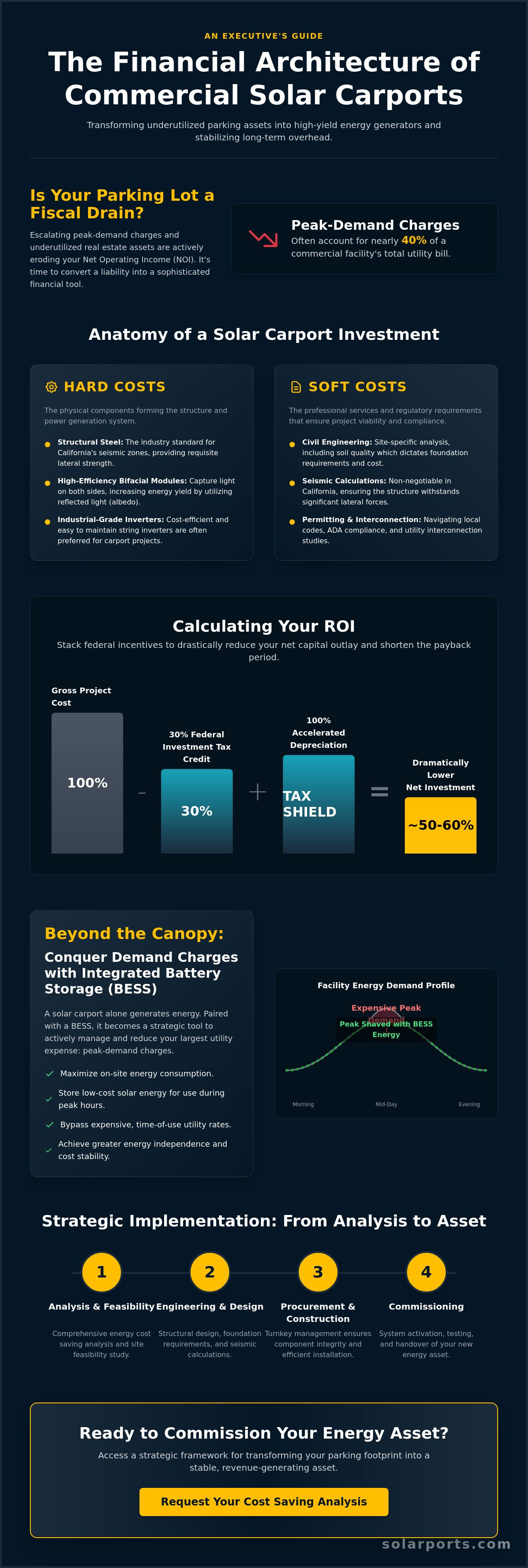 Commercial Solar Carport Cost: A 2026 Strategic Investment Guide for California Real Estate