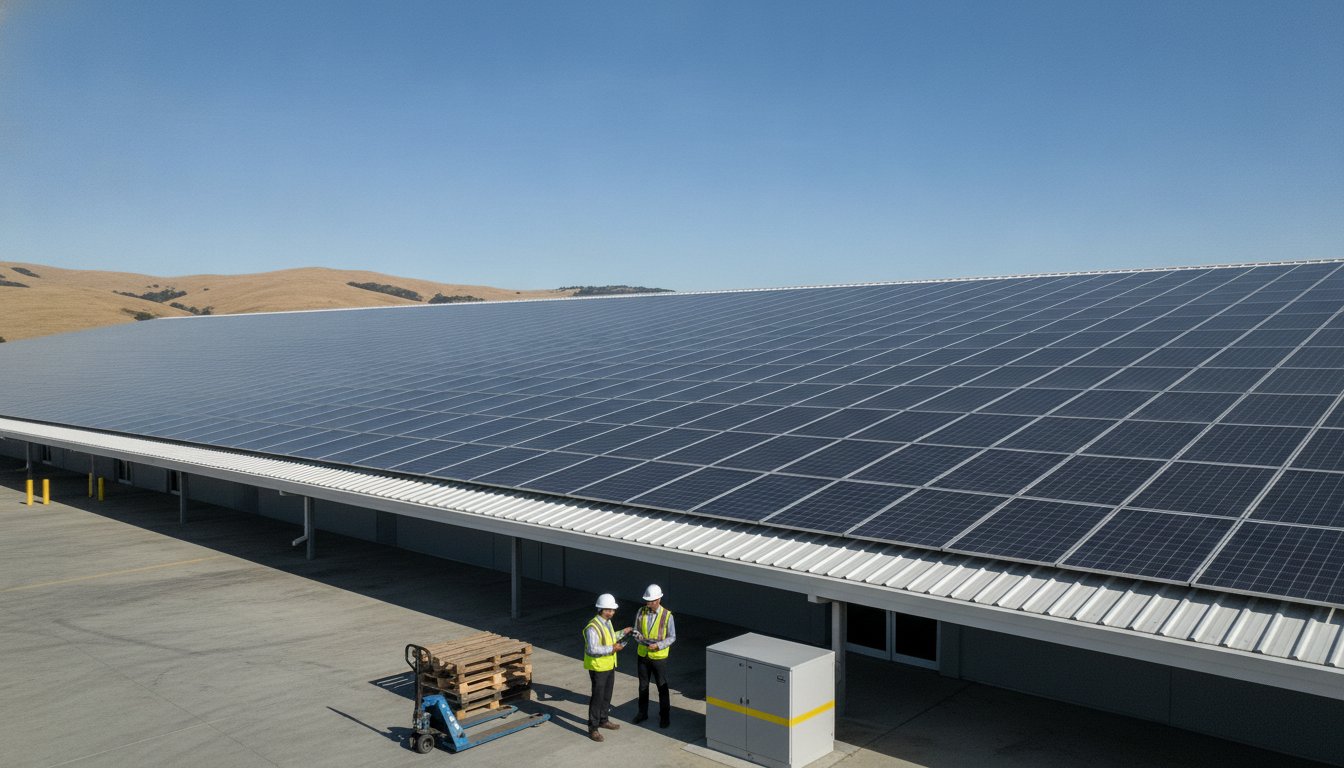 Solar for Distribution Centers: A Strategic Hedge Against California’s Energy Volatility