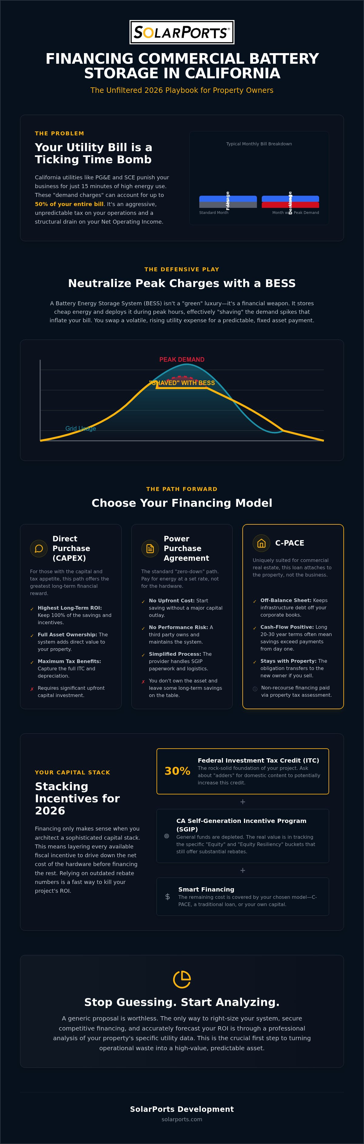 Financing Commercial Battery Storage in California: The 2026 Strategic Reality Check