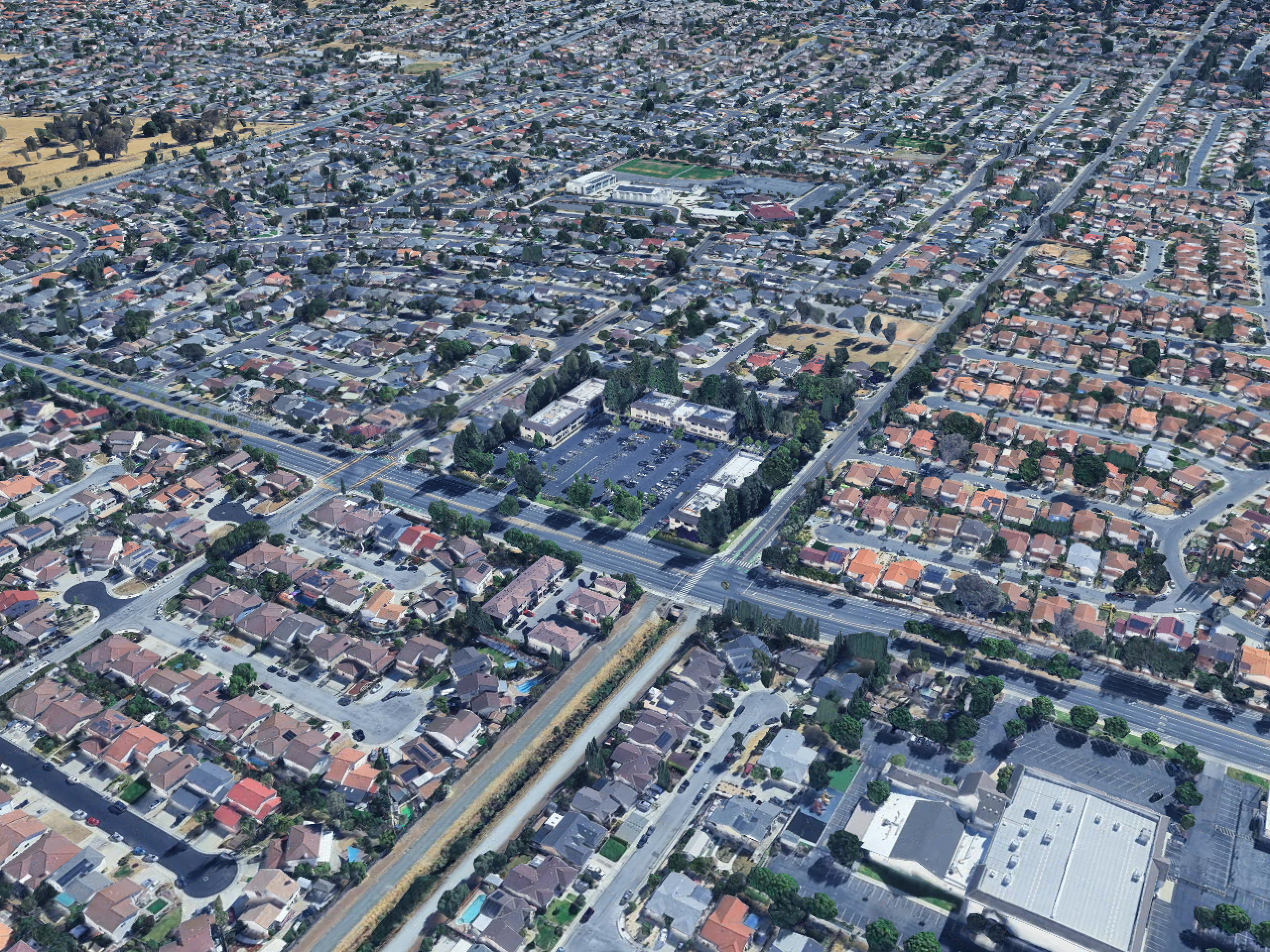 Aerial view of the SAN JOSE SolarPorts installation