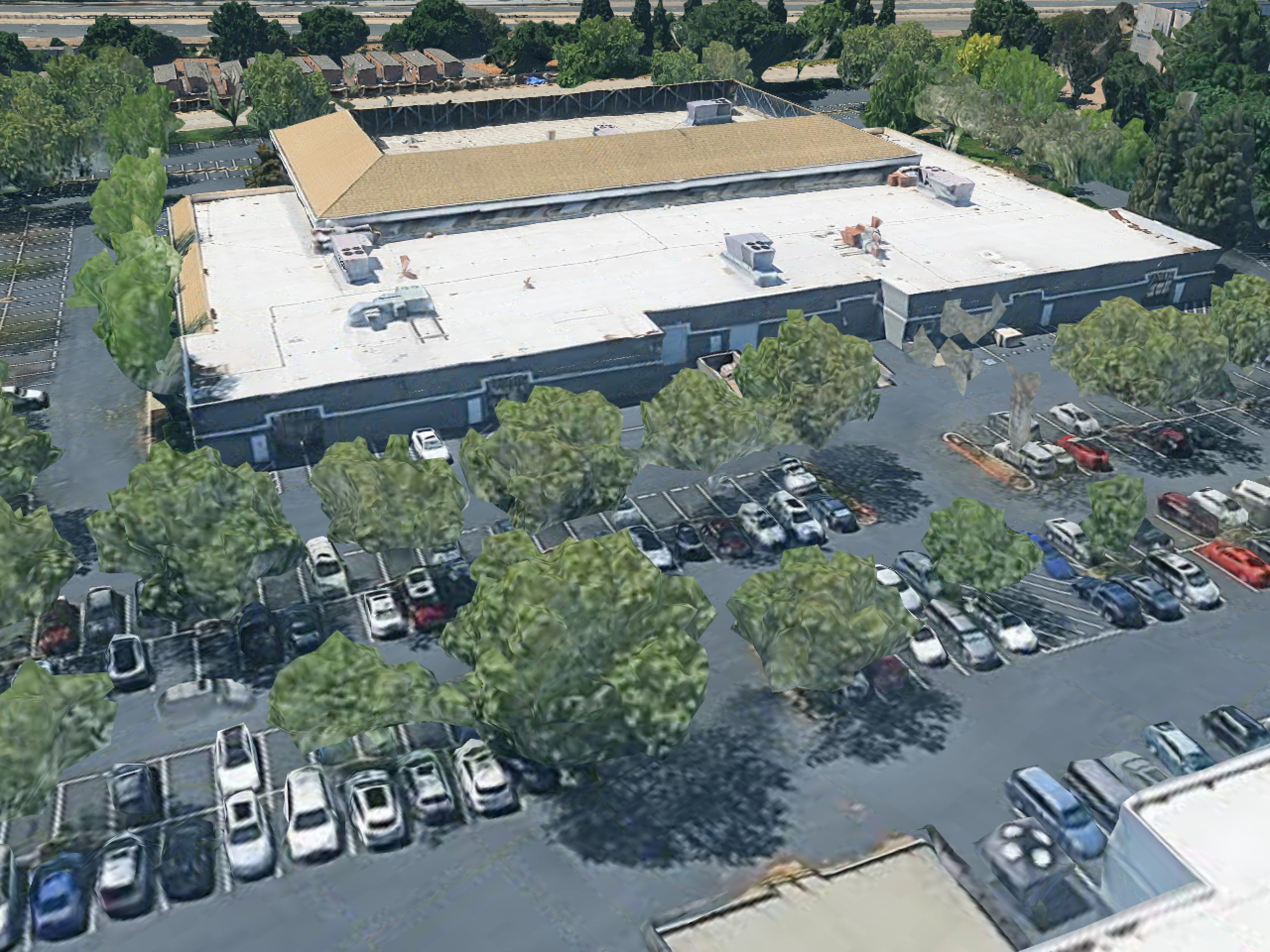 Aerial view of the SAN JOSE SolarPorts installation